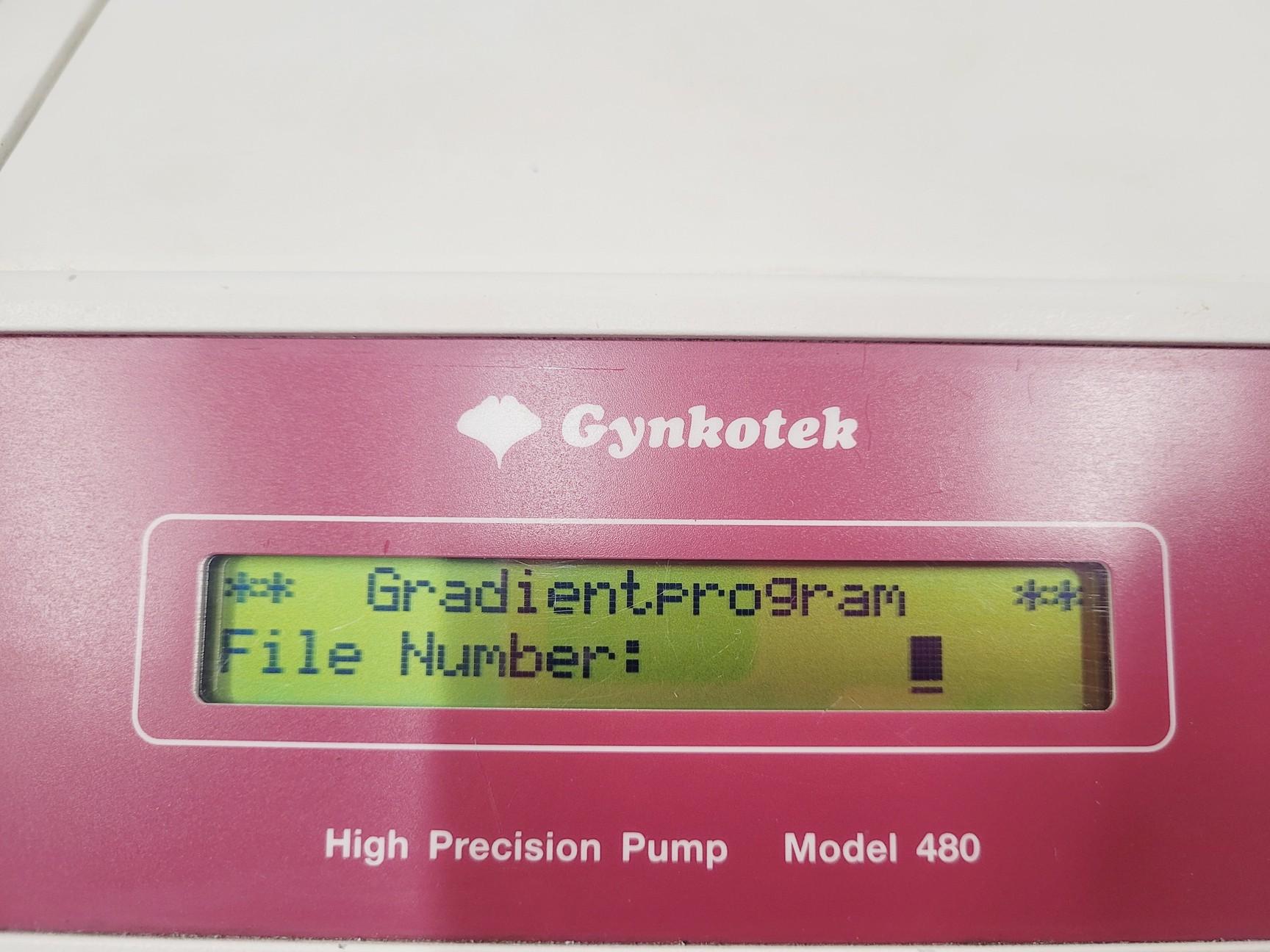 Image of Gynkotek Model 480 M 480 Low Pressure Binary Gradient Pump HPLC Lab