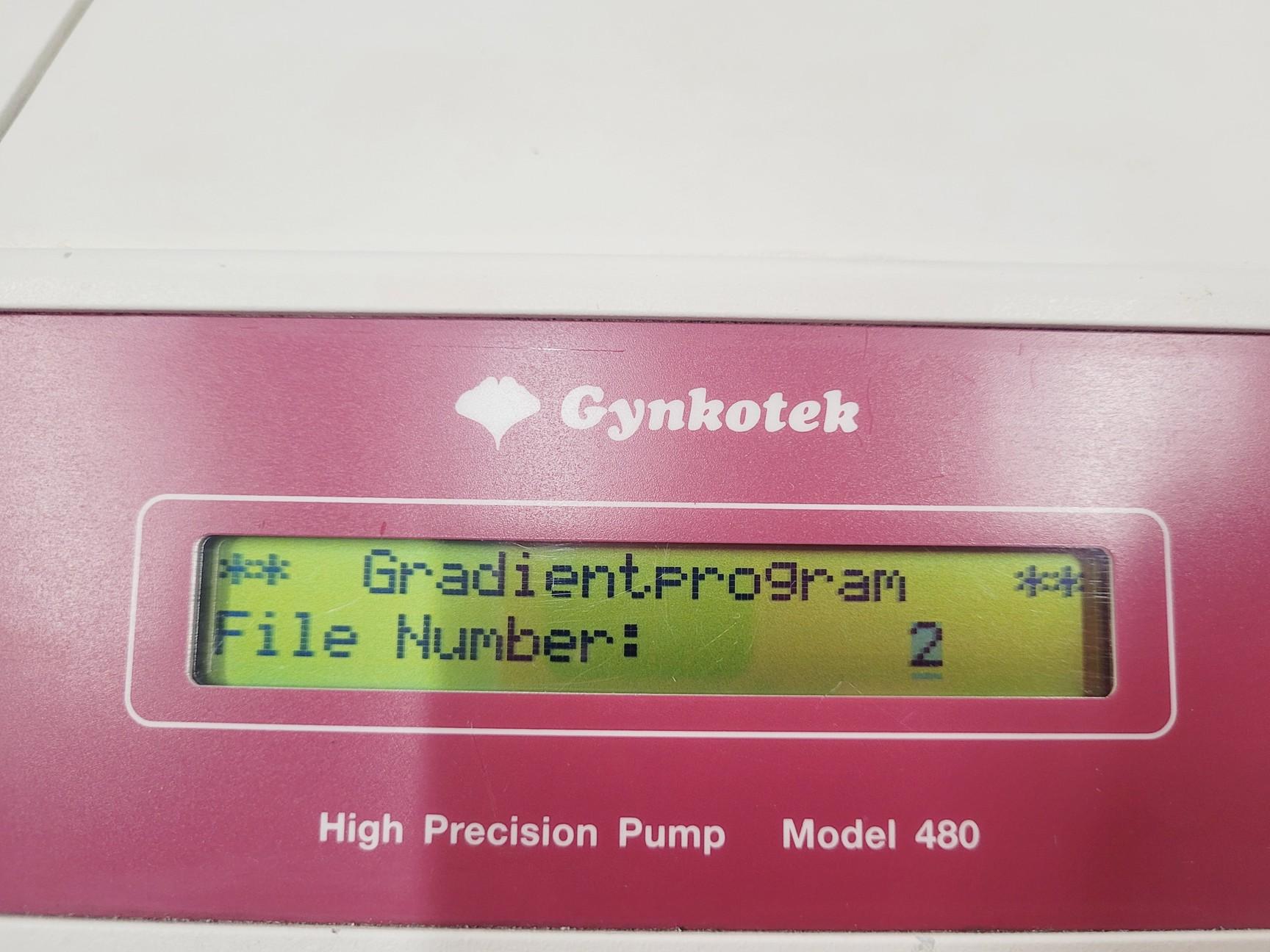 Image of Gynkotek Model 480 M 480 Low Pressure Binary Gradient Pump HPLC Lab