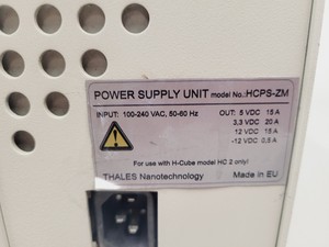 Thumbnail image of Thales Nano H-Cube Hydrogenation Reactor w/ HCPS-ZM PSU Lab Spares/Repairs