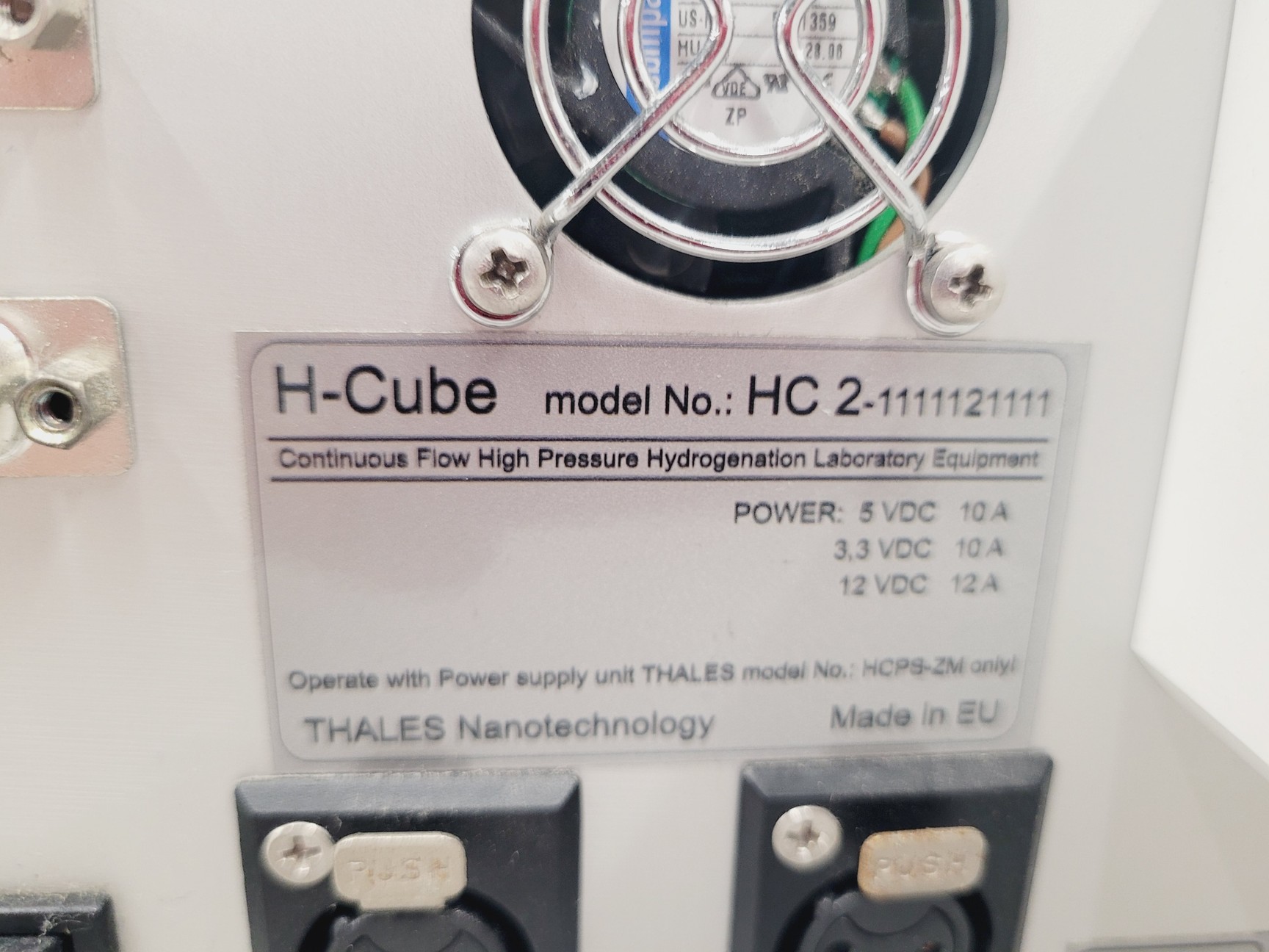 Image of Thales Nano H-Cube Hydrogenation Reactor w/ HCPS-ZM PSU Lab Spares/Repairs