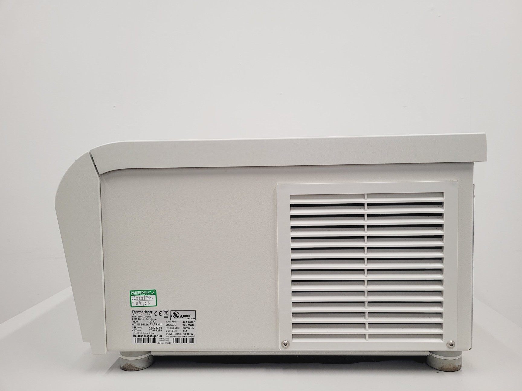 Image of Thermo Scientific Heraeus Megafuge 16R Centrifuge