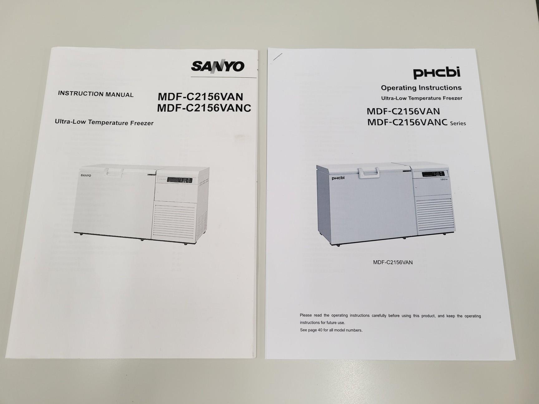 Image of Sanyo Ultra Low Temperature -150˚ Lab Freezer MDF-C2156VAN VIP Series Plus