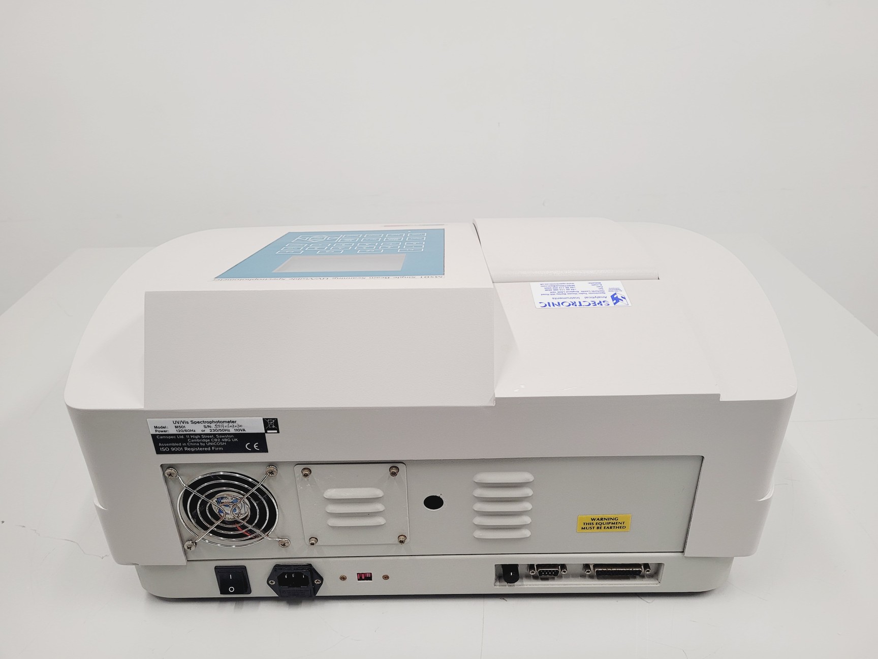 Image of Camspec Model M501 Single Beam Scanning UV-VIS Spectrophotometer Lab