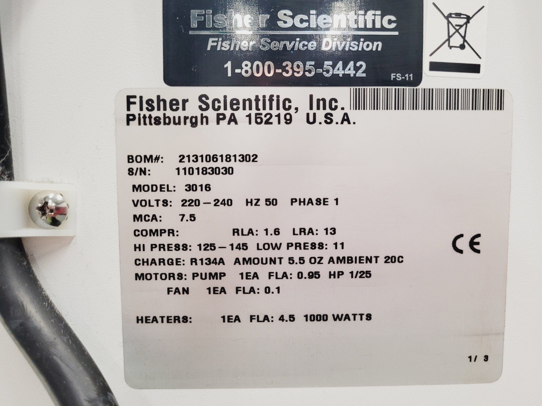 Image of Fisher Scientific Isotemp 3016S Recirculating Water Chiller & Heating Unit