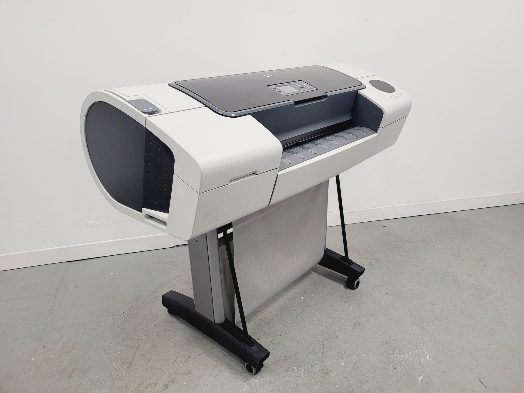 Image of HP Invent Designjet T1100 Printer Model Q6683A 24" Print w/ Wheeled Stand