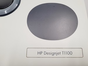 Thumbnail image of HP Invent Designjet T1100 Printer Model Q6683A 24" Print w/ Wheeled Stand