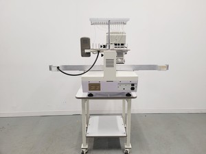 Thumbnail image of Zoje ZJ-1501PT Single-Head Commercial Embroidery Machine On Stand