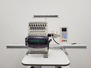 Thumbnail image of Zoje ZJ-1501PT Single-Head Commercial Embroidery Machine On Stand 