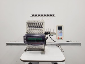Thumbnail image of Zoje ZJ-1501PT Single-Head Commercial Embroidery Machine On Stand