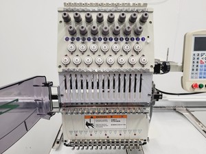 Thumbnail image of Zoje ZJ-1501PT Single-Head Commercial Embroidery Machine On Stand 