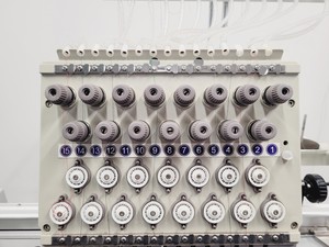 Thumbnail image of Zoje ZJ-1501PT Single-Head Commercial Embroidery Machine On Stand