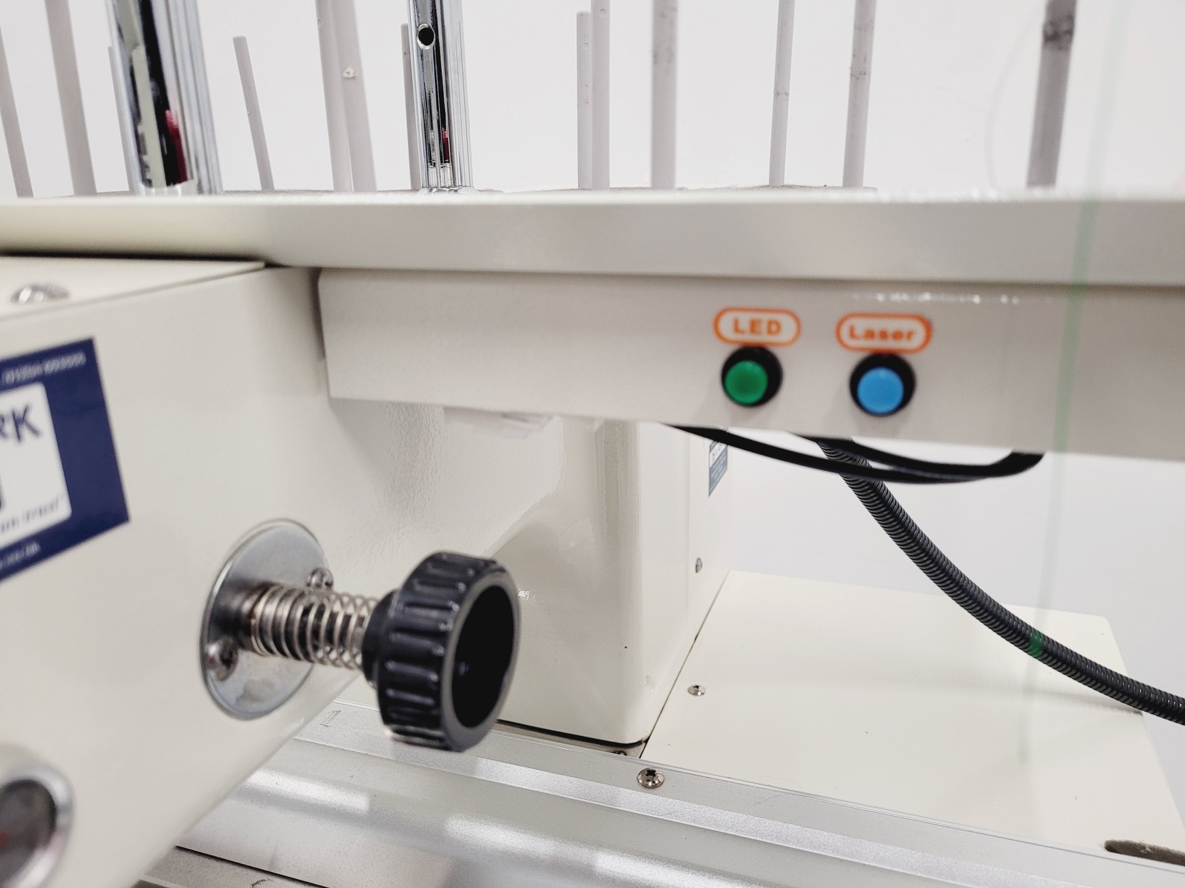 Image of Zoje ZJ-1501PT Single-Head Commercial Embroidery Machine On Stand 