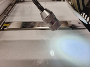 Thumbnail image of Zoje ZJ-1501PT Single-Head Commercial Embroidery Machine On Stand