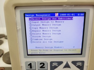 Thumbnail image of Zoje ZJ-1501PT Single-Head Commercial Embroidery Machine On Stand