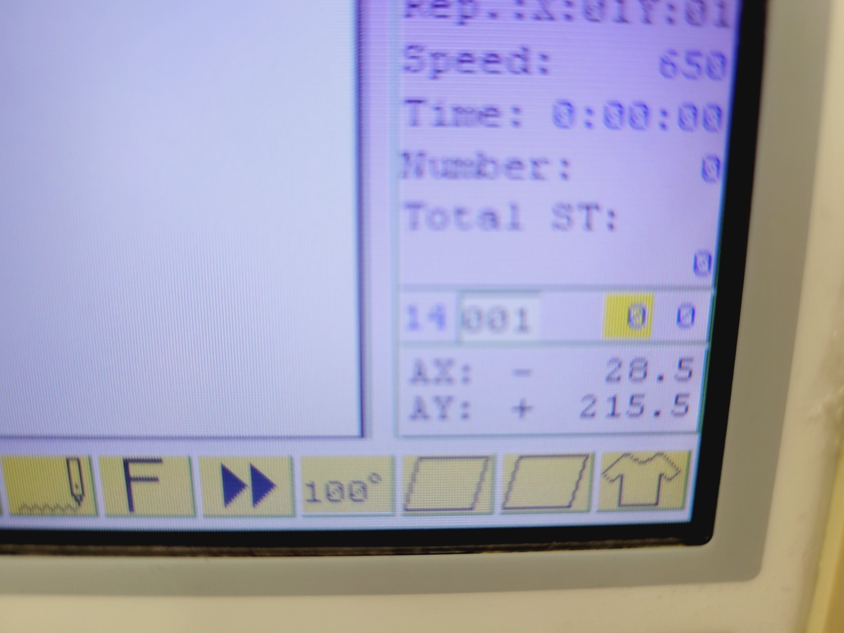 Image of Zoje ZJ-1501PT Single-Head Commercial Embroidery Machine On Stand