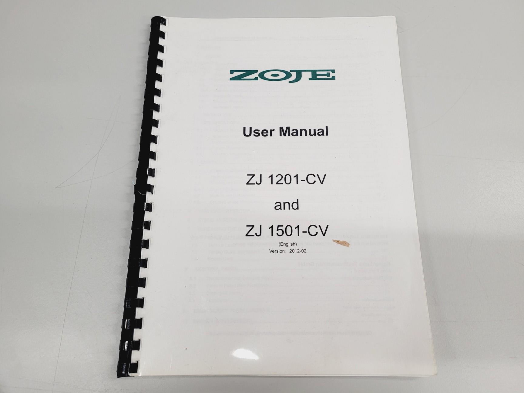 Image of Zoje ZJ-1501PT Single-Head Commercial Embroidery Machine On Stand