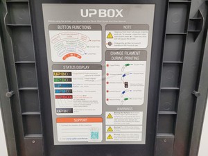 Thumbnail image of UP BOX Tiertime 3D Printer Model 3DP-25-4A Spares/Repairs