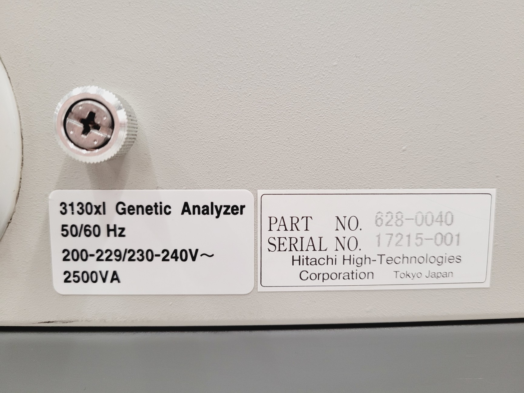 Image of AB Applied Biosystems Hitachi 3130xl Genetic Analyser Lab