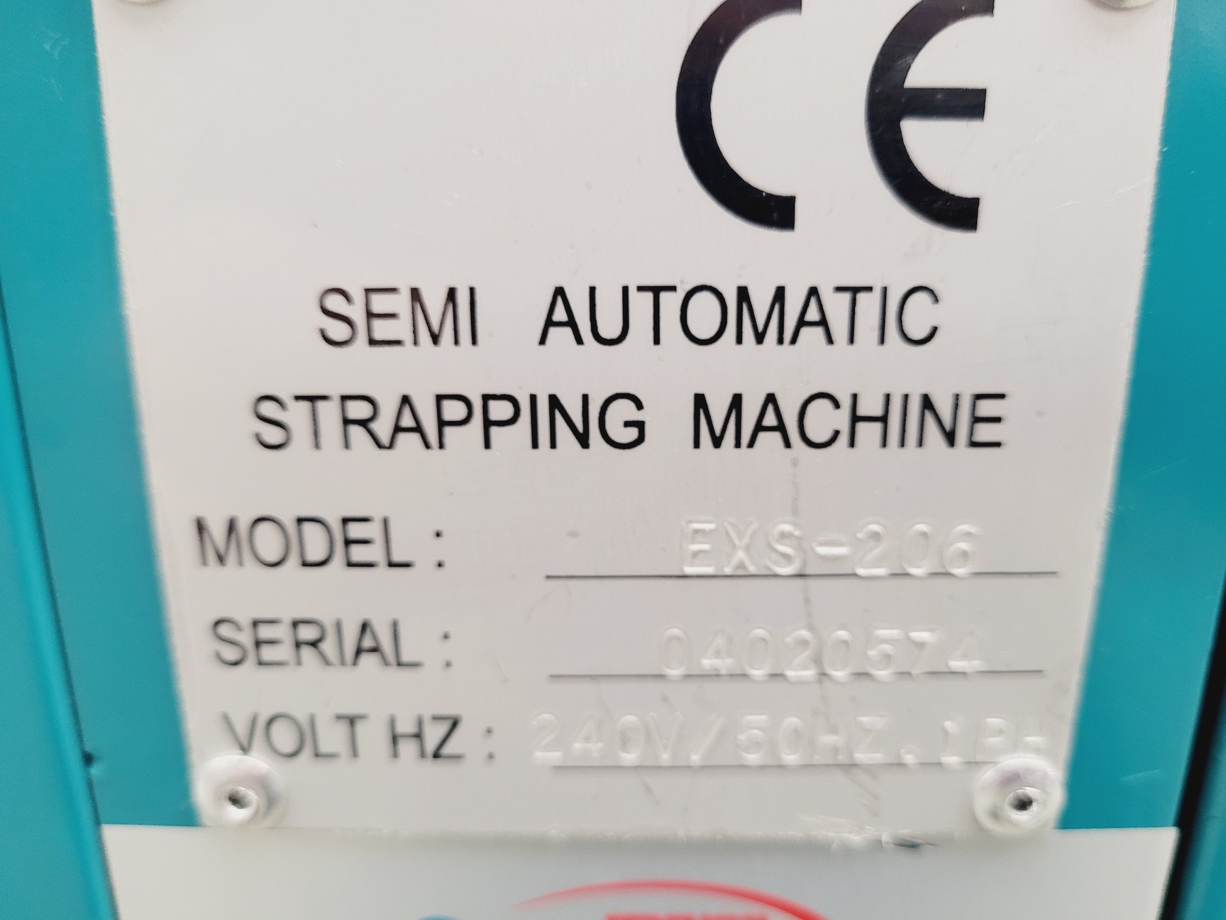 Image of Packer Systems EXS-206 Semi-Automatic Polypropylene Strapping Machine