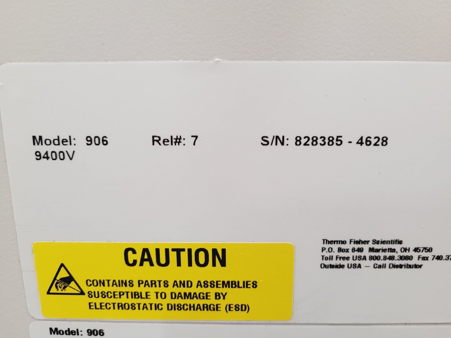 Image of Thermo Scientific Forma 900 Series Model 906 ULT Laboratory Freezer Lab