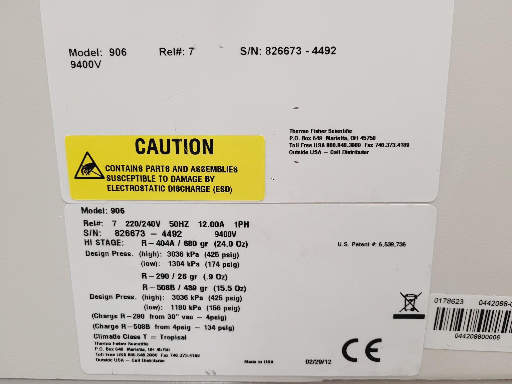 Image of Thermo Scientific Forma 900 Series Type 906 ULT Laboratory Freezer