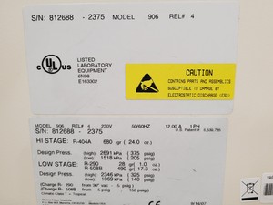 Thumbnail image of Thermo Scientific Forma Model Type - 906 ULT Laboratory Freezer 'Spares/Repair'