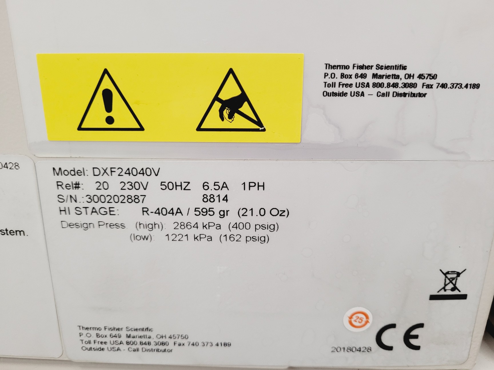 Image of Thermo Scientific Revco DXF Model - DXF24040V Laboratory Freezer Lab