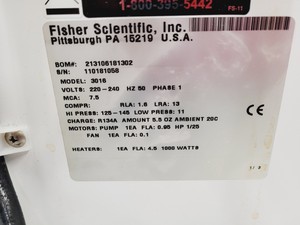 Thumbnail image of Fisher Scientific Isotemp 3016S Recirculating Water Bath Spares/Repairs