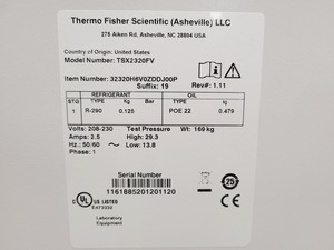 Thumbnail image of Thermo Scientific Laboratory Freezer Model TSX2320FV Lab