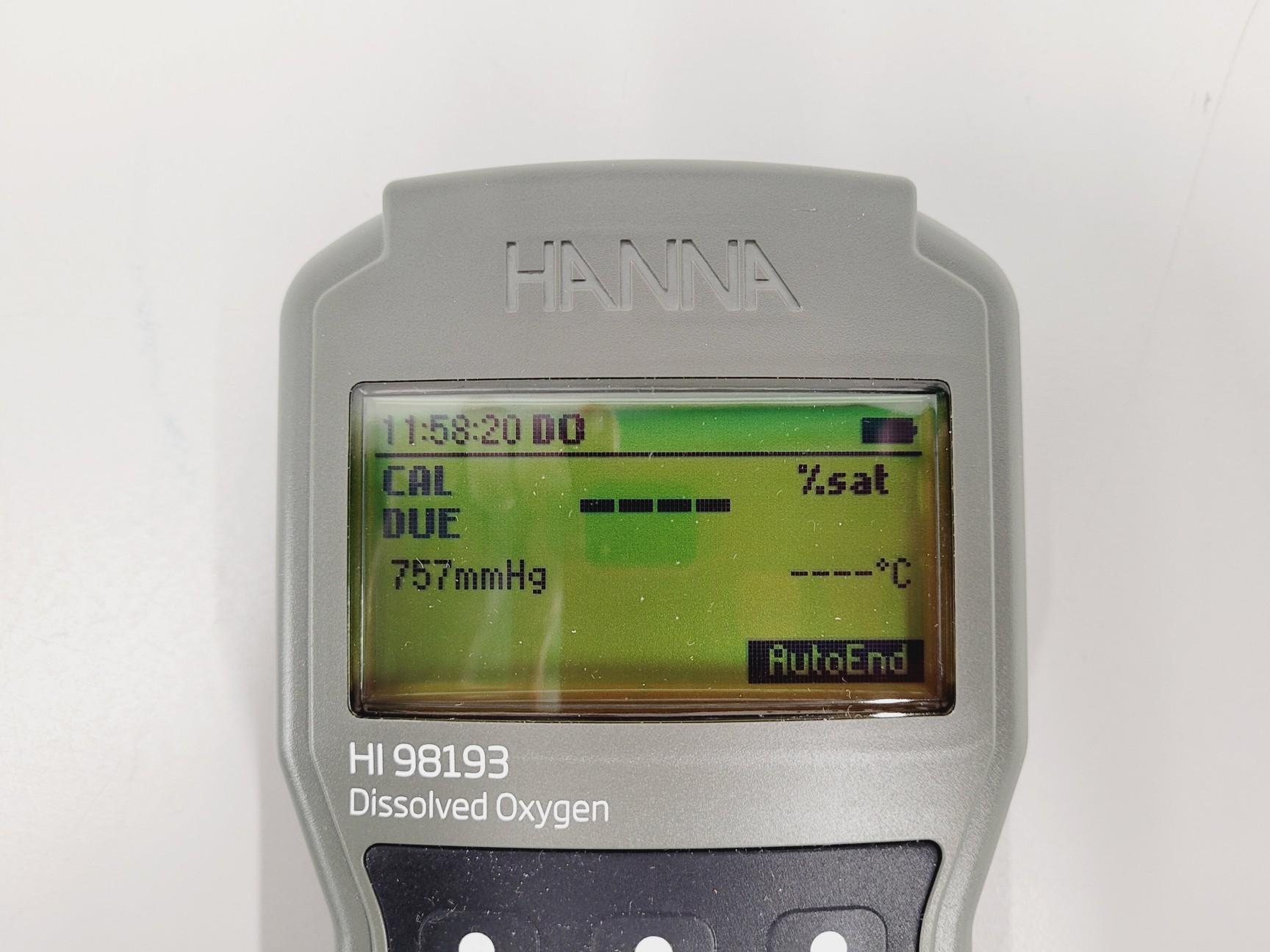 Image of Hanna Instruments HI98193 Oxygen and BOD Meter With Accessories Lab