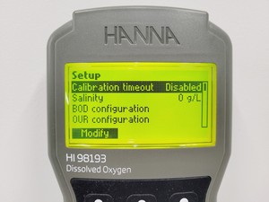 Thumbnail image of Hanna Instruments HI98193 Oxygen and BOD Meter With Accessories Lab