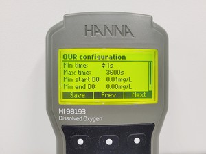 Thumbnail image of Hanna Instruments HI98193 Oxygen and BOD Meter With Accessories Lab