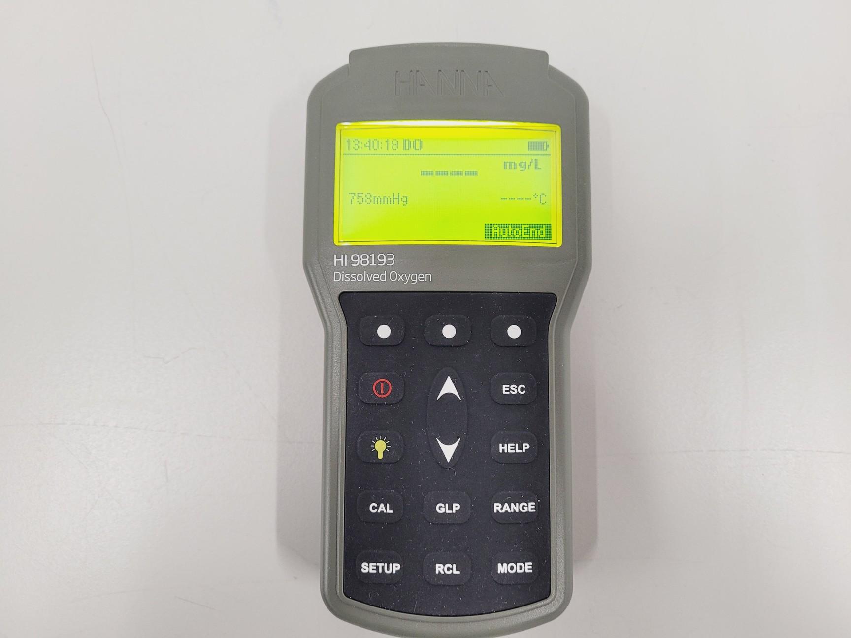 Image of Hanna Instruments HI98193 Dissolved Oxygen and Bod Meter With Accessories