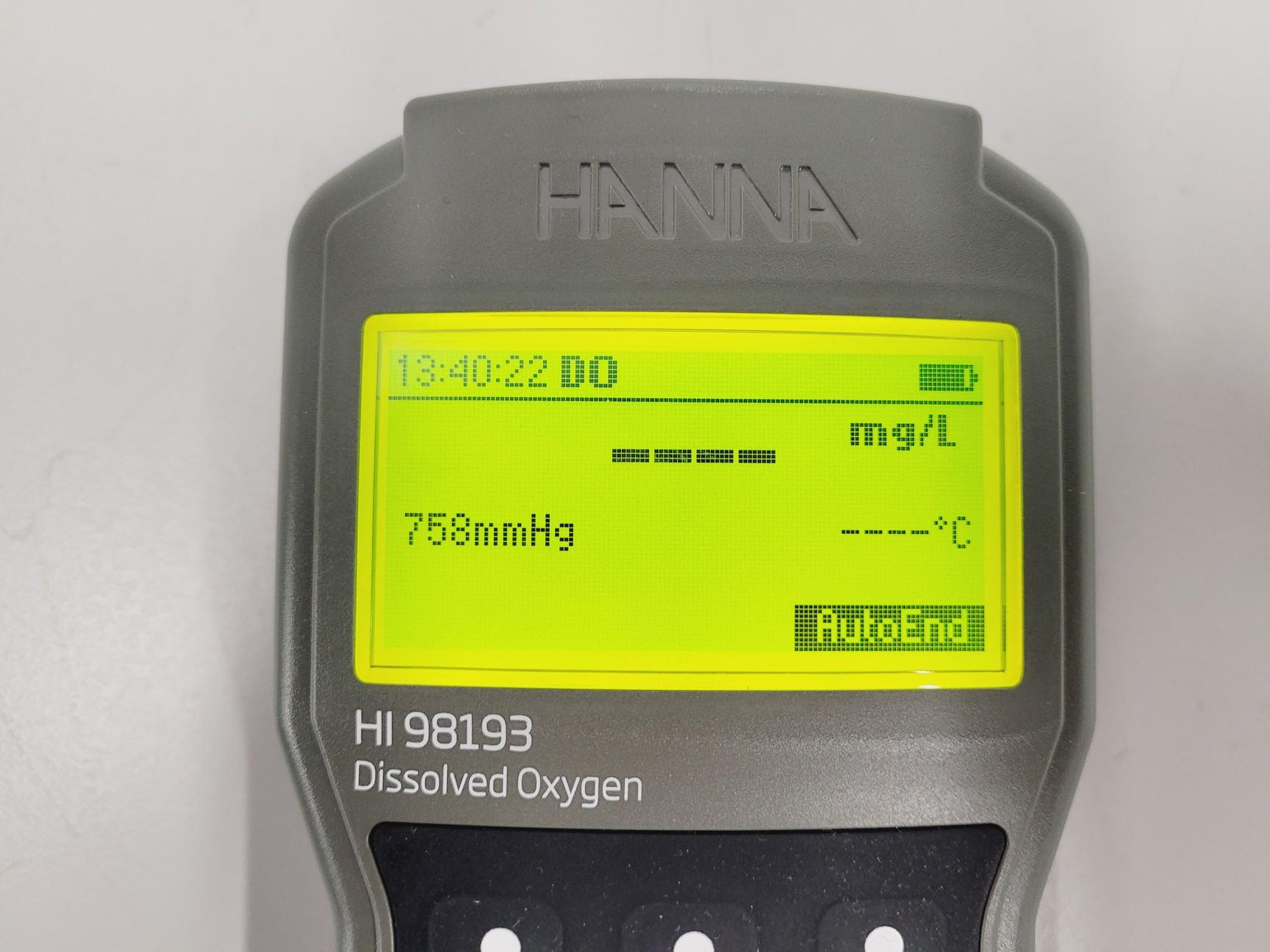 Image of Hanna Instruments HI98193 Dissolved Oxygen and Bod Meter With Accessories