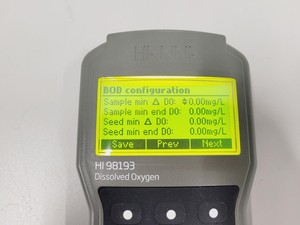 Thumbnail image of Hanna Instruments HI98193 Dissolved Oxygen and Bod Meter With Accessories