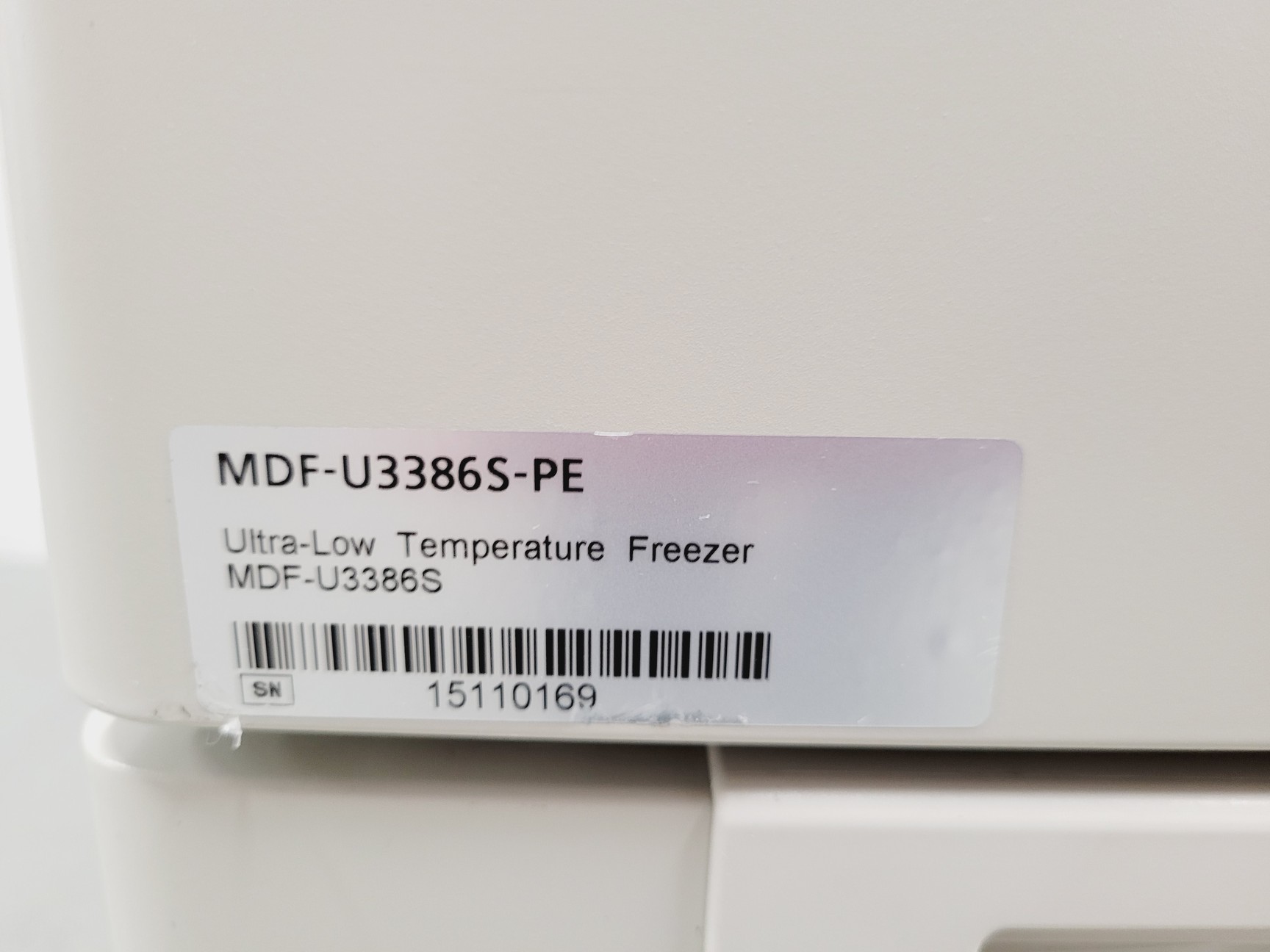 Image of Panasonic MDF-U3386S Ultra Low Temperature Lab Freezer