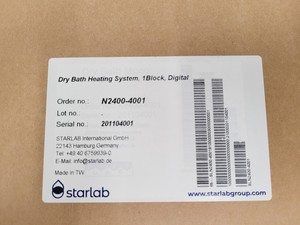 Thumbnail image of Starlab Dry Bath Mono N2400-4001 Block Heater Lab