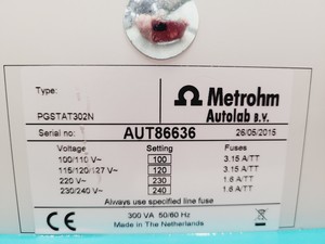 Thumbnail image of Metrohm Autolab PGSTAT302N Potentiostat Galvanostat w/  PG12/30 & Dummycell 2 