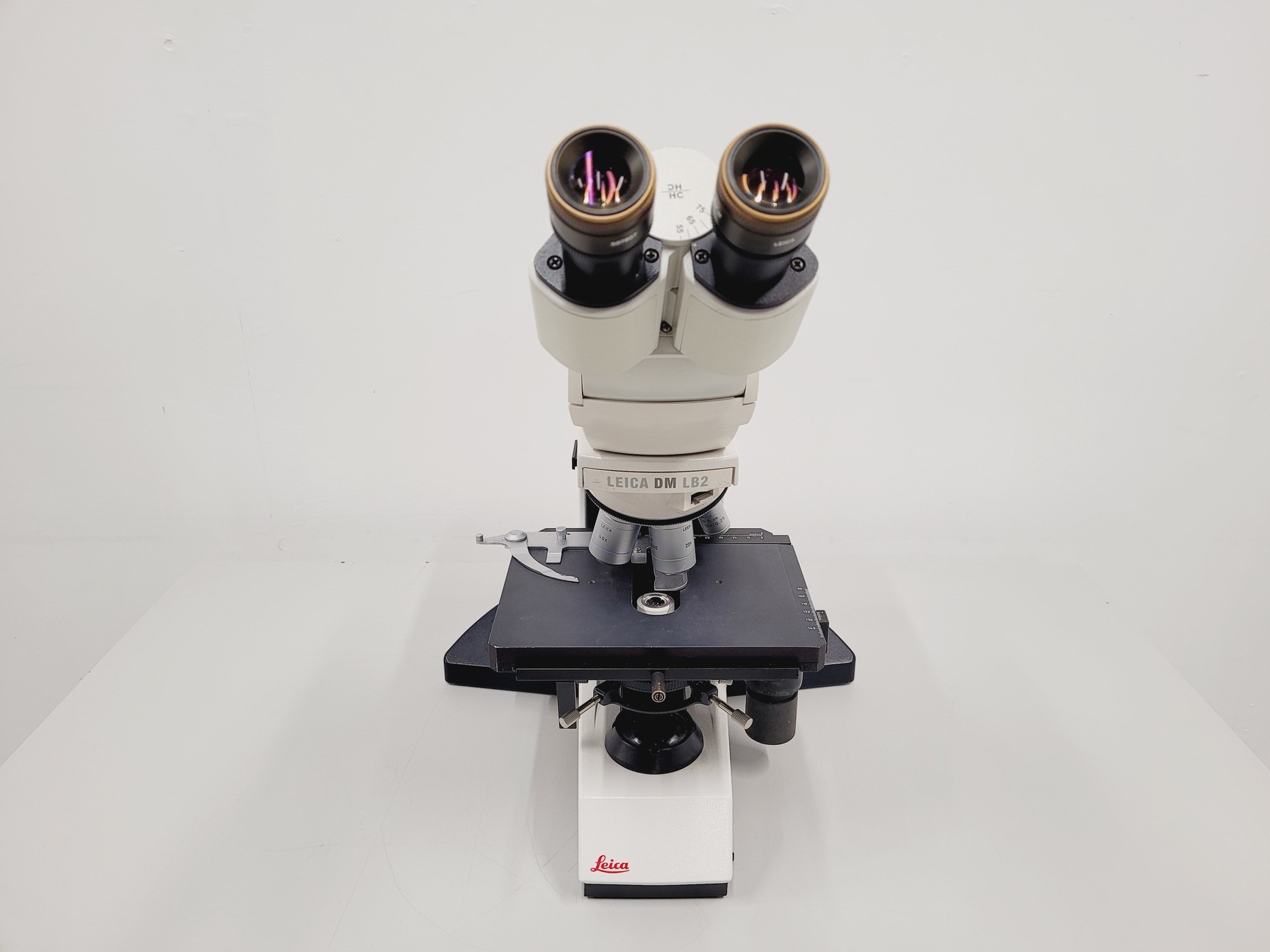 Image of Leica DM LB2 Biological Microscope w/ 5 x Objectives N Plan 2.5x 5x 10x 20x Lab