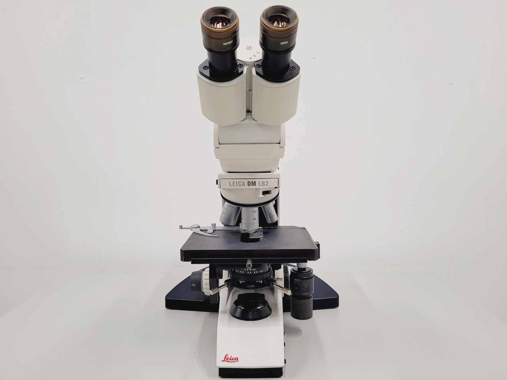 Image of Leica DM LB2 Biological Microscope w/ 5 x Objectives N Plan 2.5x 5x 10x 20x Lab