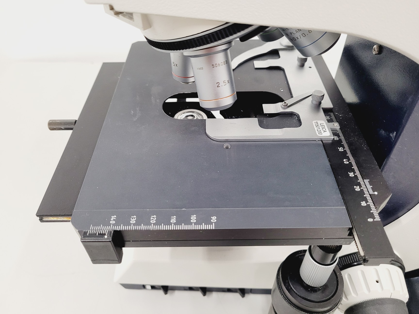 Image of Leica DM LB2 Biological Microscope w/ 5 x Objectives N Plan 2.5x 5x 10x 20x Lab