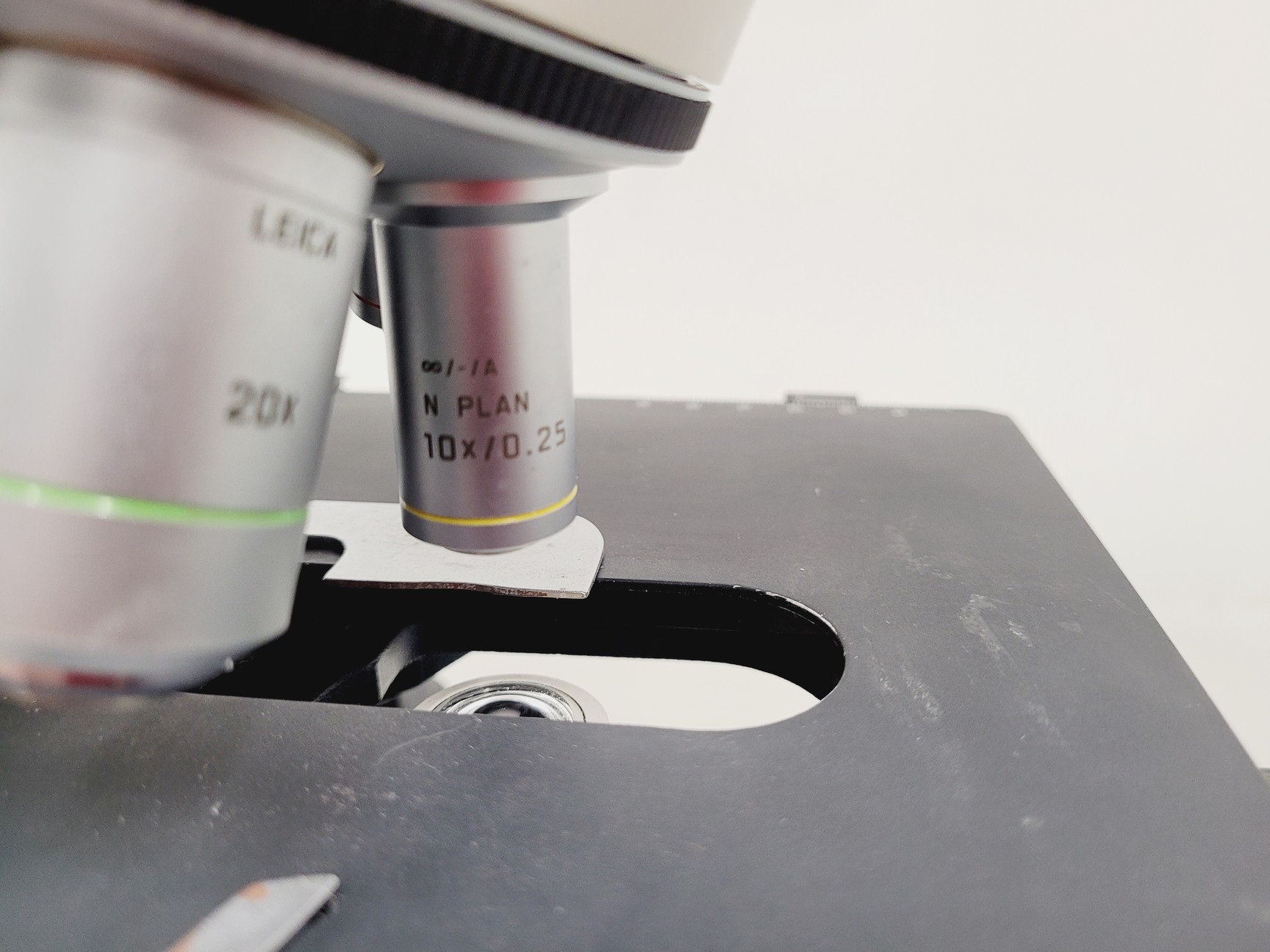 Image of Leica DM LB2 Biological Microscope w/ 5 x Objectives N Plan 2.5x 5x 10x 20x Lab