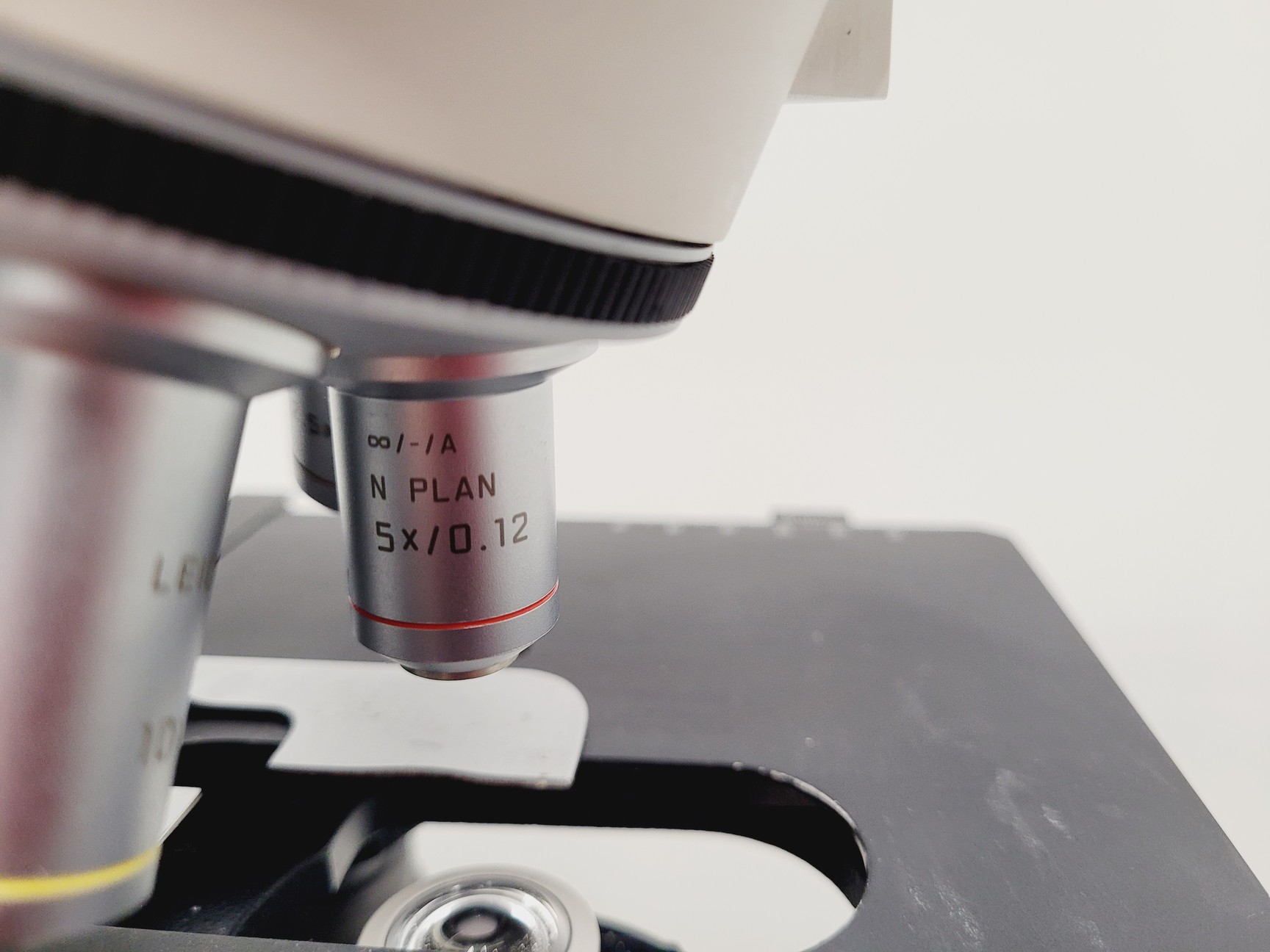 Image of Leica DM LB2 Biological Microscope w/ 5 x Objectives N Plan 2.5x 5x 10x 20x Lab