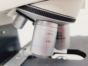 Thumbnail image of Leica DM LB2 Biological Microscope w/ 5 x Objectives N Plan 2.5x 5x 10x 20x Lab