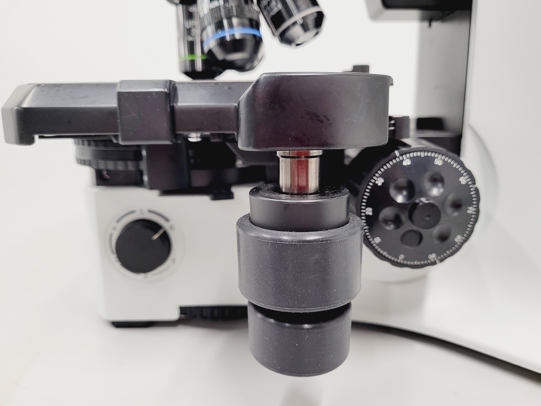 Image of Olympus BX45TF Microscope Ww/ Camera Mount, Adapter & 5x Objective UPlan Apo Lab