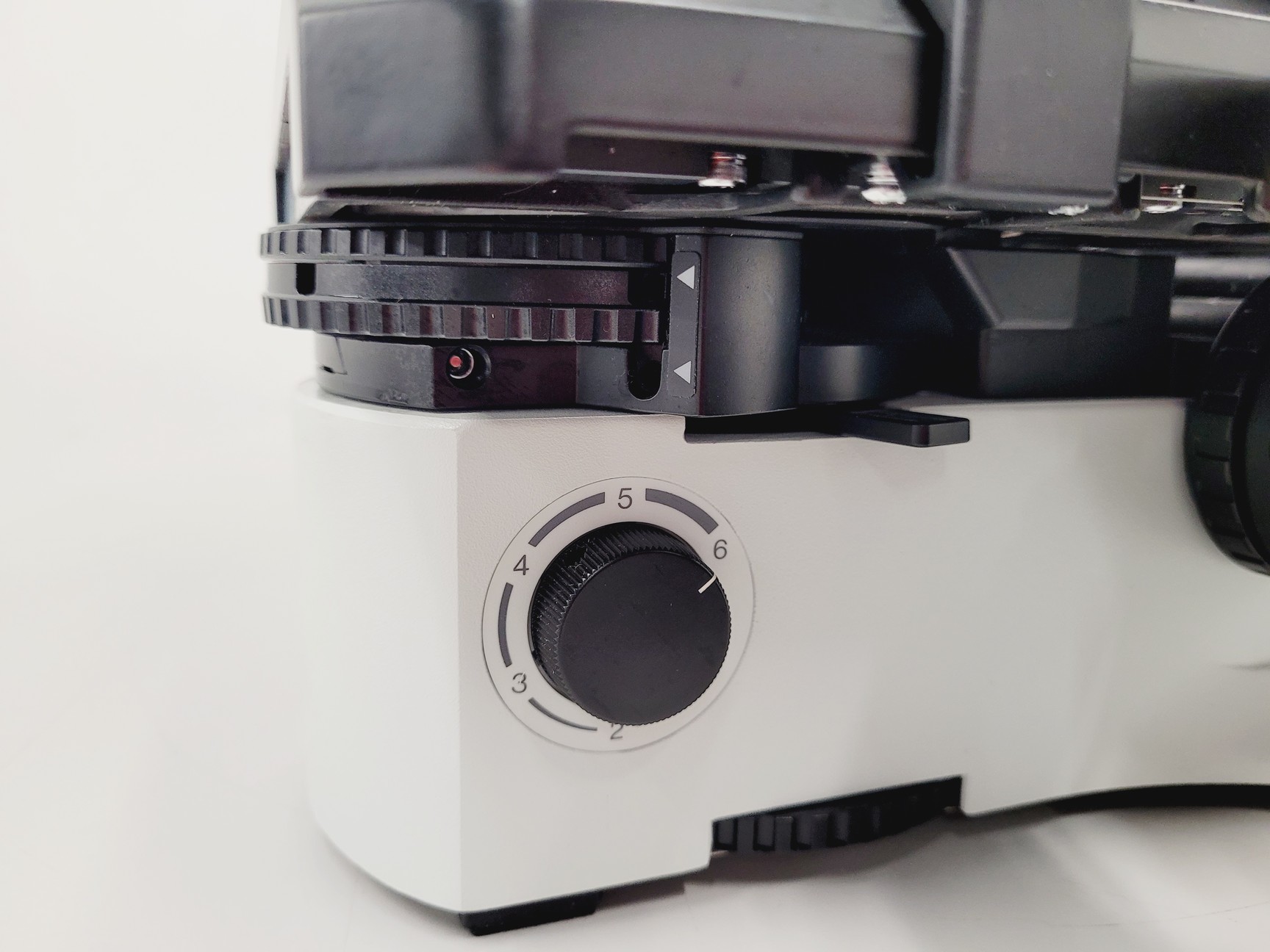 Image of Olympus BX45TF Microscope Ww/ Camera Mount, Adapter & 5x Objective UPlan Apo Lab