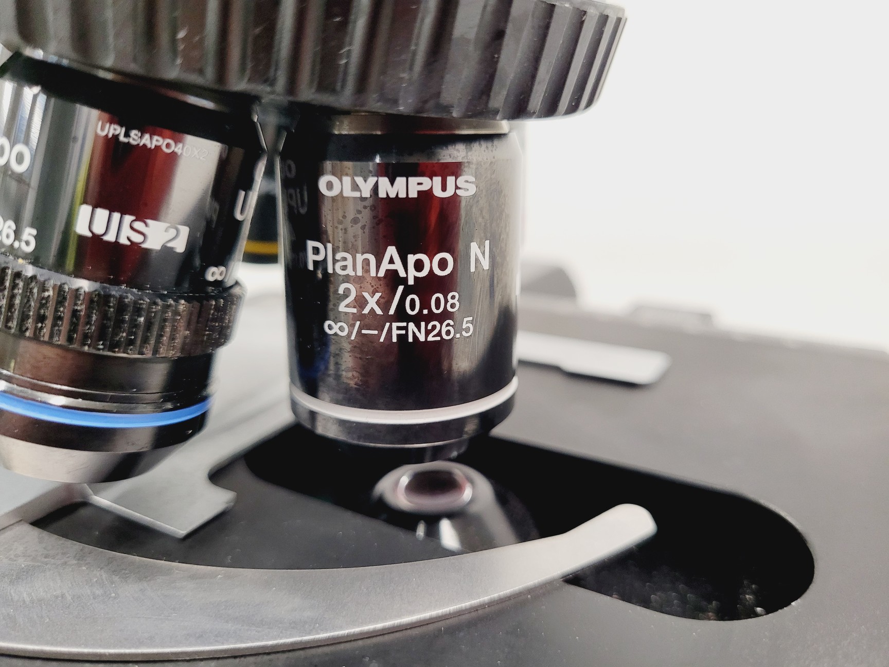 Image of Olympus BX45TF Microscope Ww/ Camera Mount, Adapter & 5x Objective UPlan Apo Lab