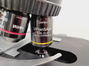 Thumbnail image of Olympus BX45TF Microscope Ww/ Camera Mount, Adapter & 5x Objective UPlan Apo Lab