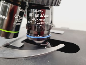 Thumbnail image of Olympus BX45TF Microscope Ww/ Camera Mount, Adapter & 5x Objective UPlan Apo Lab