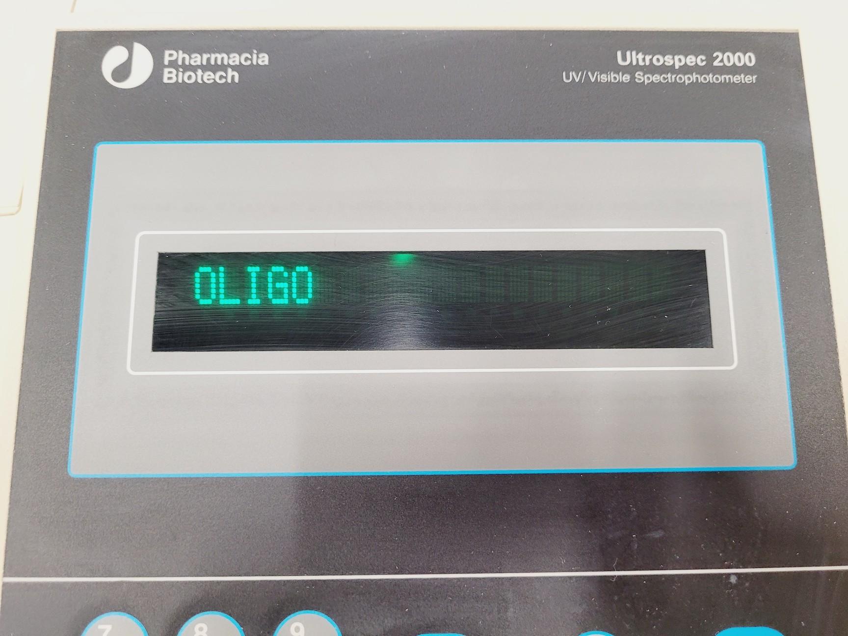 Image of Pharmia Biotech Ultrospec 2000 UV/Visible Spectrophotometer Lab